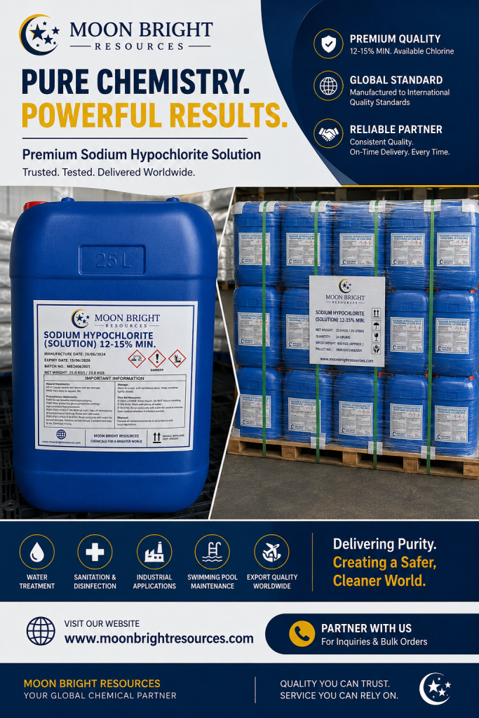 Sodium hypochlorite procurement