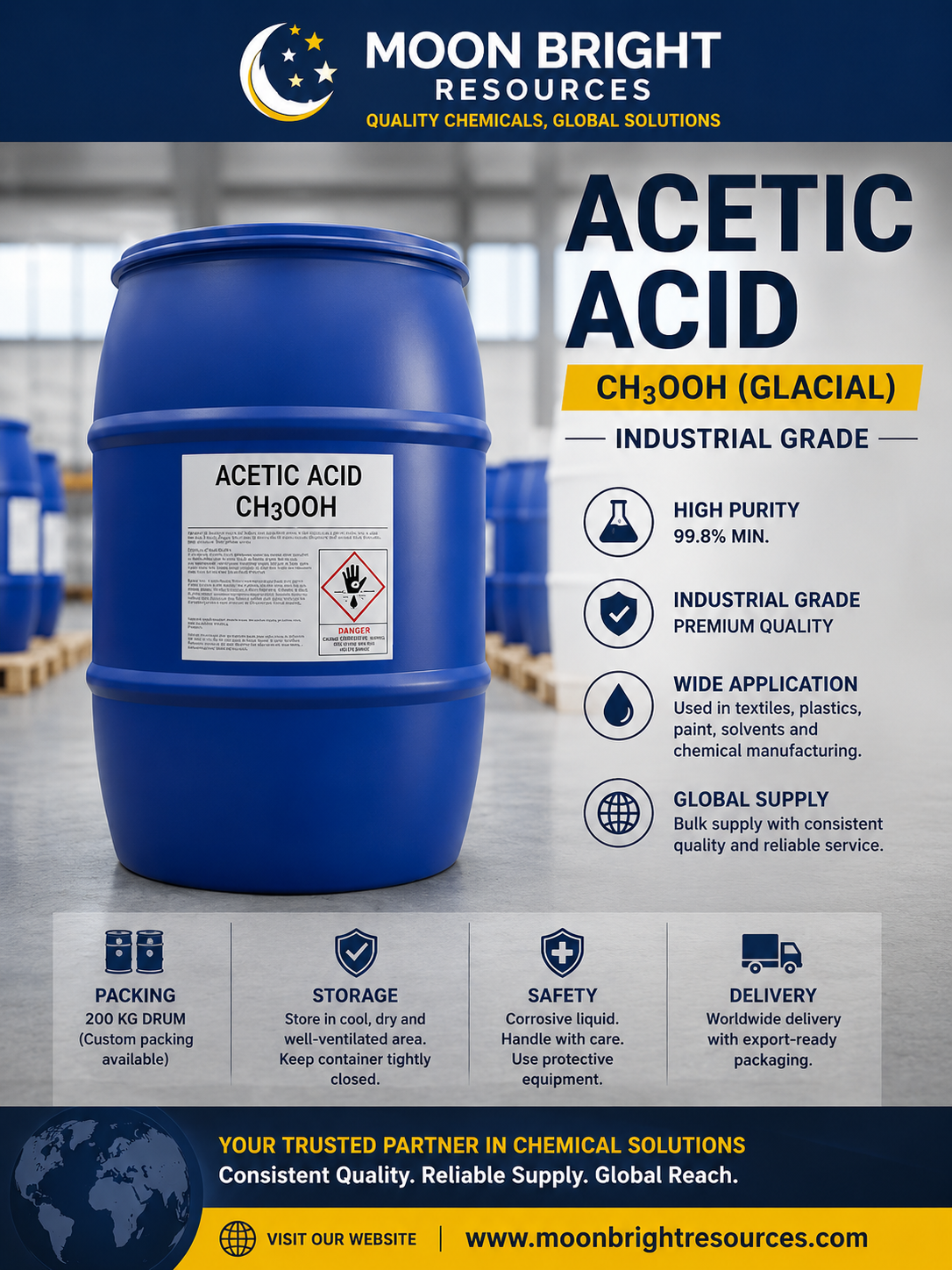 Acetic Acid | CH3COOH