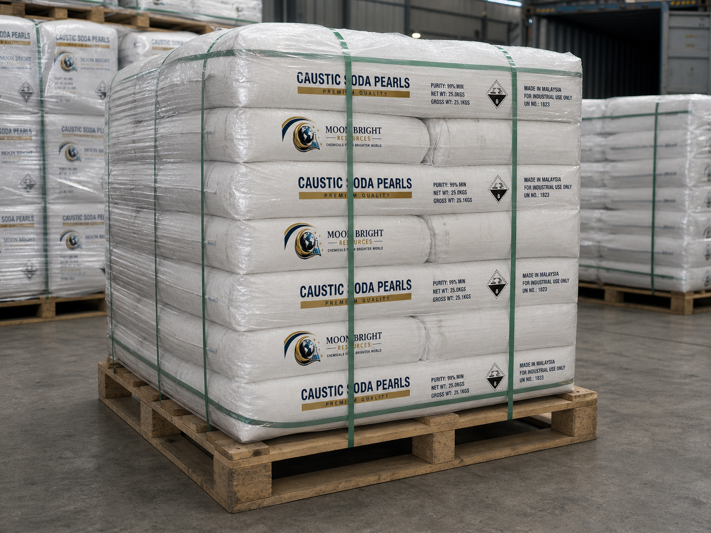 Caustic Soda Pearls – High-Purity Sodium Hydroxide | Dust-Free & Fast-Dissolving Alkali - Image 4