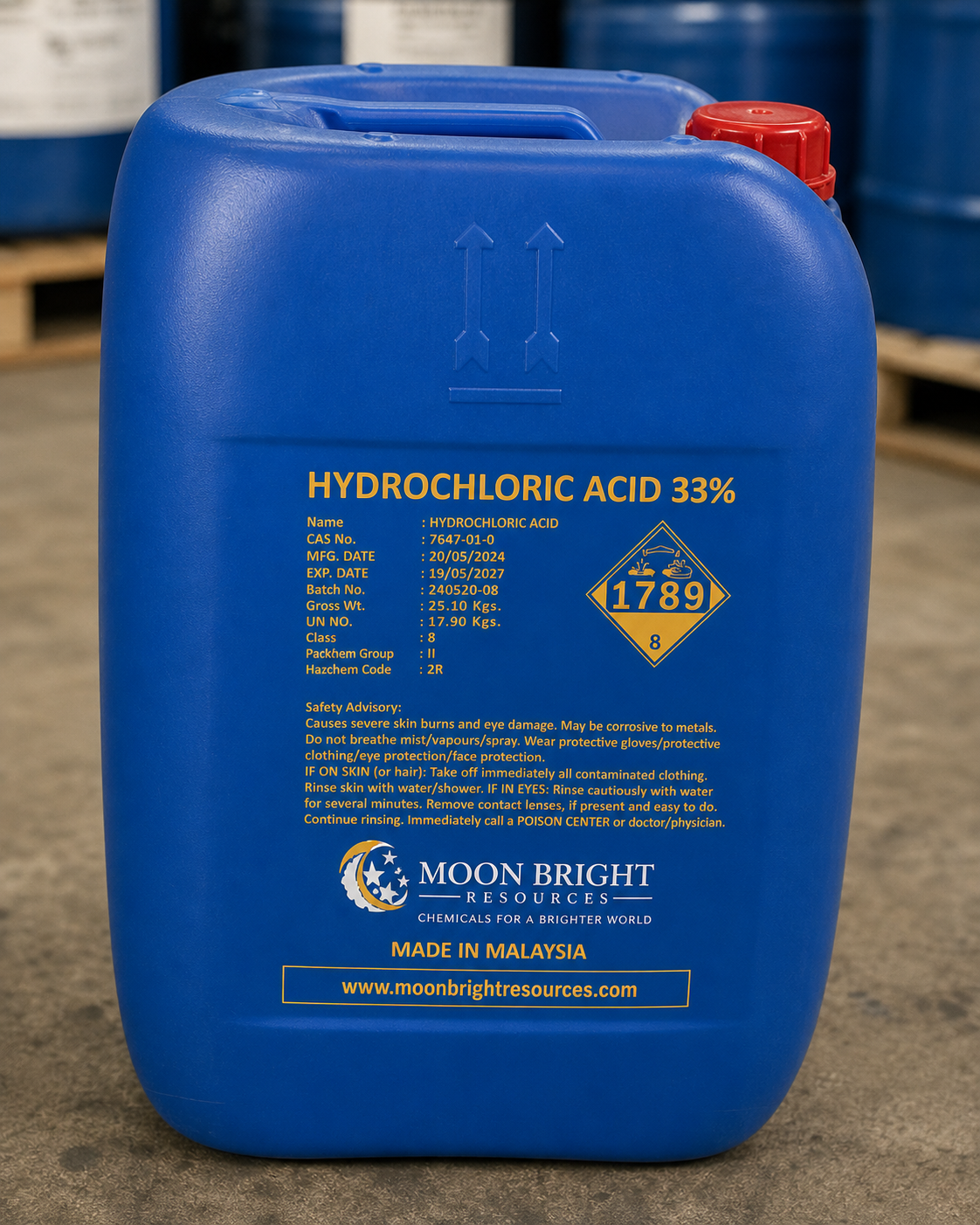 hydrochloric acid